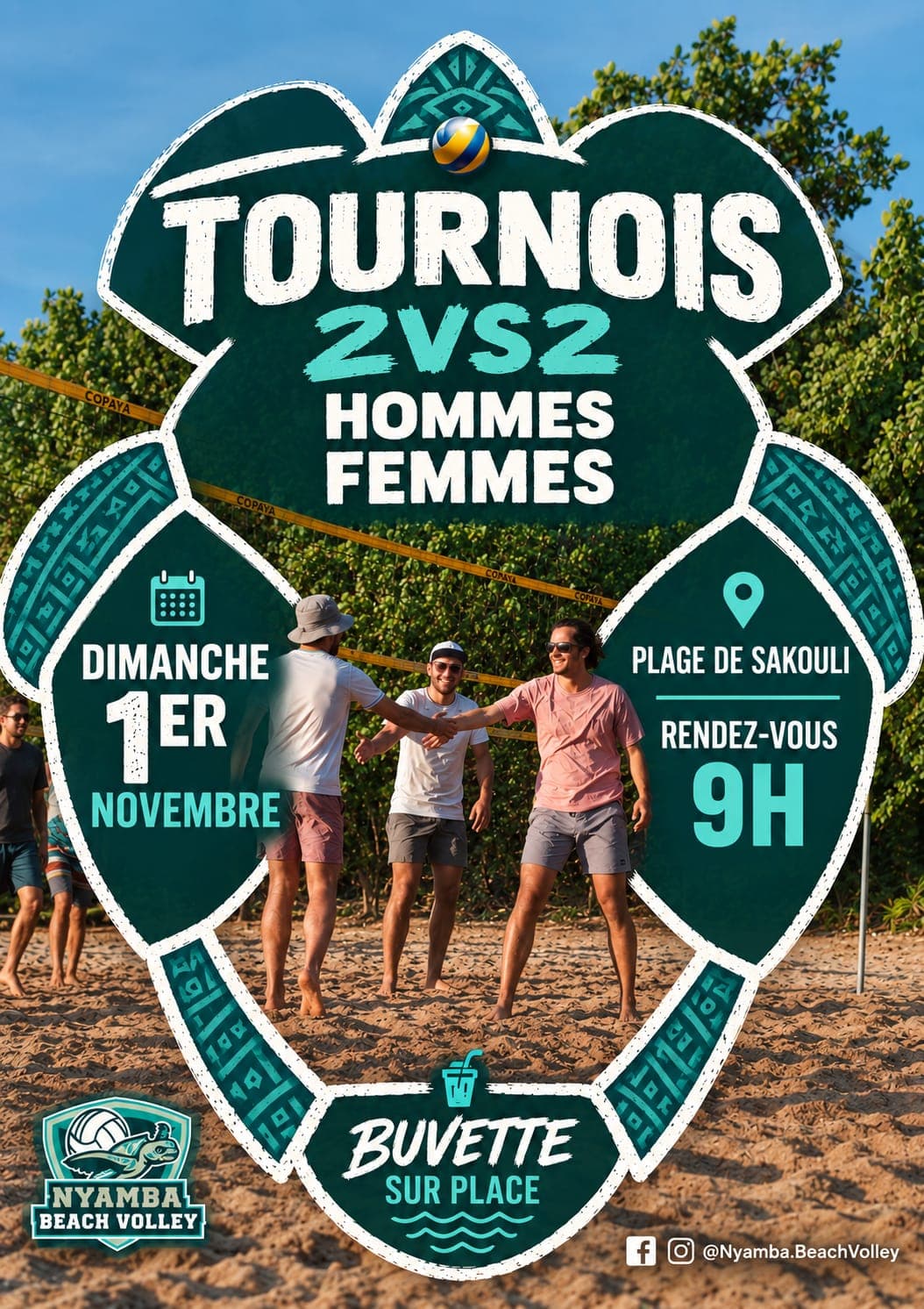 Affiche Tournois 2x2 femme #1